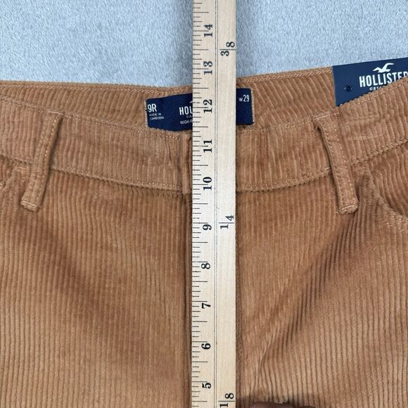 Hollister Pants Women's 9R Brown Corduroy High Rise Dad Pants - Picture 7 of 11